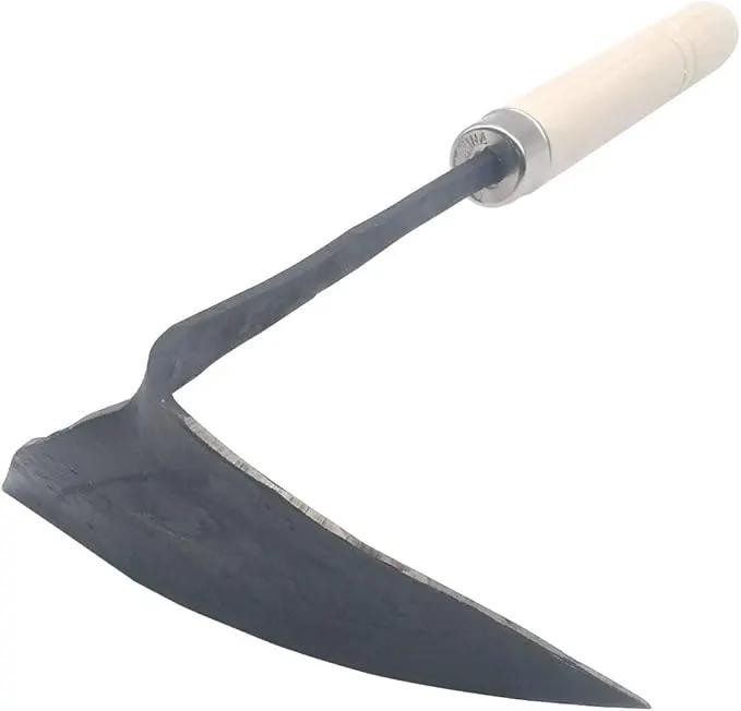 GARASANI Hoe Hand Plow Hoe Korean Style Ho-Mi - Best Organic Gardening (Inverted-Triangle) by GreenHaven Gardens