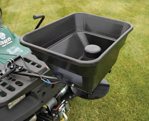 Guide Gear 12-Volt ATV/UTV Broadcast Spreader, 80-lbs Capacity, Lawn and Garden Seed Spreaders with Rain Cover by GreenHaven Gardens