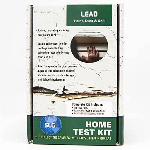 Lead Test Kit in Paint, Dust, or Soil 1PK (5 Bus. Day) Schneider Labs (EPA Approved Testing) by GreenHaven Gardens