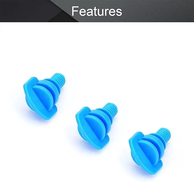 MroMax 50Pcs 360 Degree Micro Sprayer Automizing Sprinkler Nozzle Hydroponic Aeroponic Misters Fan Jet for Miniature Garden Lawn Plant Irrigation System Blue by GreenHaven Gardens