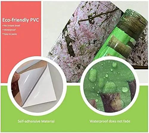 3D Door Stickers Murals - Stairs - Door Wallpaper - Self-Adhesive - Removable - PVC - Waterproof - Matt Finish - Modern Style - White - 37.4" x 78.7" by GreenHaven Gardens