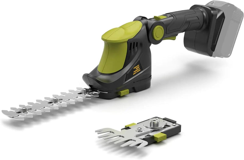 Hedge Trimmer Cordless for DEWALT 20V MAX Battery, 1200RPM Grass Trimmer Electric Hedge Trimmer, 2 in 1 Design, Perfect for Yard, Garden, and Lawn Care(Battery Not Included) (Green) by GreenHaven Gardens