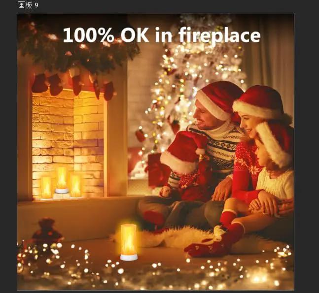 2PCS LED Flame Light, USB Rechargeable Flame Lamp with Remote & Timer, Waterproof Dimmable Flameless Candles Light for Home Party Garden Camping Halloween Christmas Decoration by GreenHaven Gardens