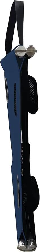Neso Portable Beach Table with Cup Holders, Cell Phone Pockets, Lightweight for Picnics and Parks (Navy) by GreenHaven Gardens