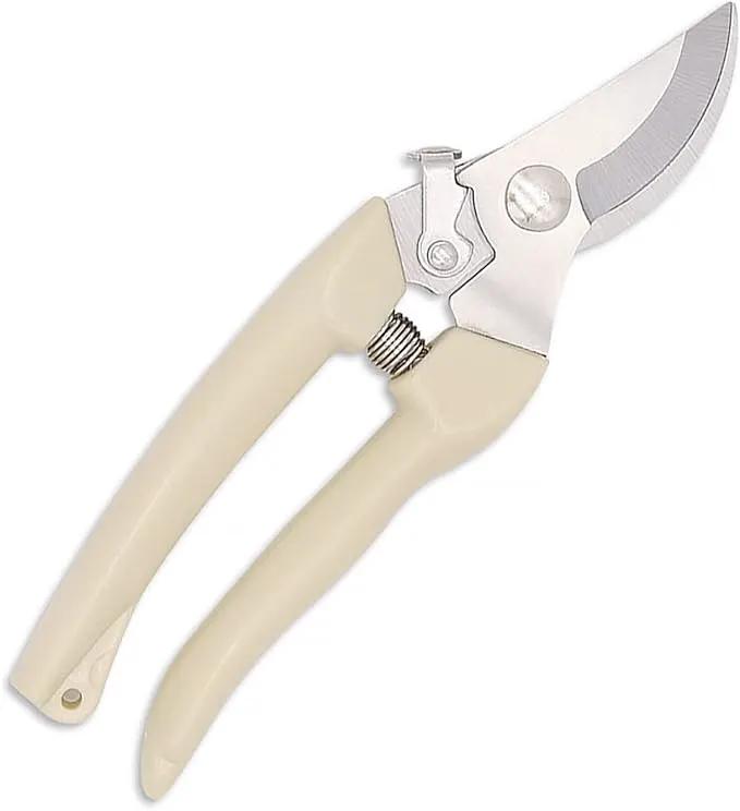 Curve Gardening Scissor with Sharp Stainless Steel Blade Garden Shears for Cutting Flowers Trimming Plants of Yard Florist Flower Rose Herb Hedge Bonsai and Fruits Picking by GreenHaven Gardens