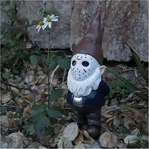 Garden Gnomes Christmas Table Decor Horror Decor Bookshelf Decor Halloween Decorations Gift - Brown by GreenHaven Gardens