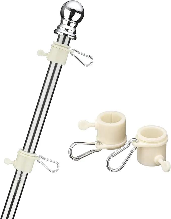 Flag Pole, 6FT Flag Pole for House - Residential or Commercial Metal Flagpole for Garden Yard Porch Truck Boat (No Bracket) by GreenHaven Gardens