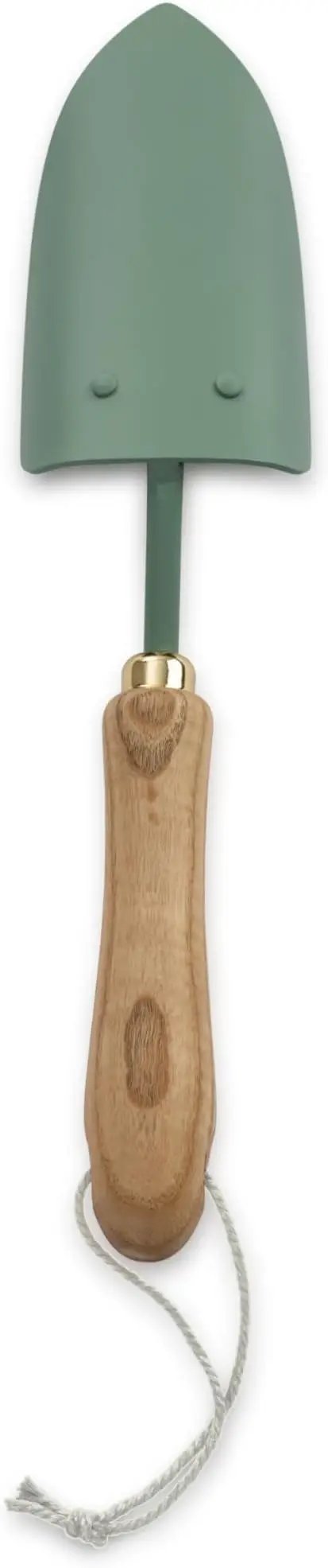 Barebones Spade Hand Trowel - Gardening Hand Tools - Stainless Steel Spade Shovel - Premium Quality Garden Spade - Japanese Garden Tool - Multipurpose Tool (Ash/Mint) by GreenHaven Gardens