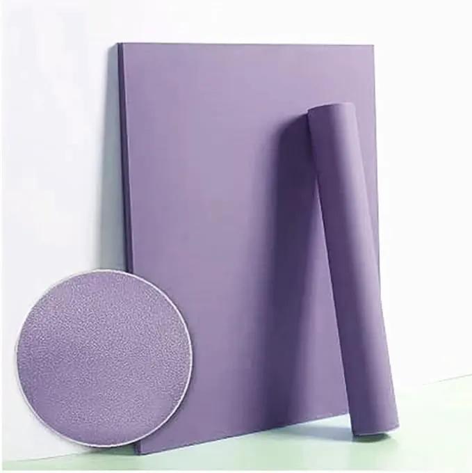 Dimoon 78.7''x17.7'' Purple Peel and Stick Wallpaper Contact Paper Modern Self Adhesive Wall Paper Removable Renter Friendly Textured Solid Color Shelf Cabinet Vinyl Roll (78.7''x17.7'',Dark Purple) by GreenHaven Gardens