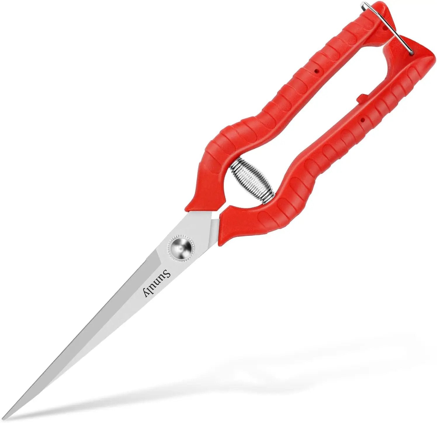 Extra Long Pruning Shears, Gardening Hand Pruners with Stainless Steel Blades, Garden scissors for Arranging Flowers, Trimming Plants, Harvesting Herbs, Fruits or Vegetables, 9.5IN by GreenHaven Gardens