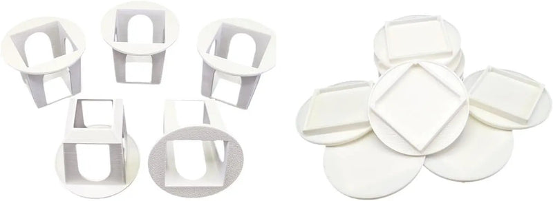 Grow Cubes for Hydroponic System/Compatible with Gardyn (10 Grow Cubes / 10 White caps) by GreenHaven Gardens
