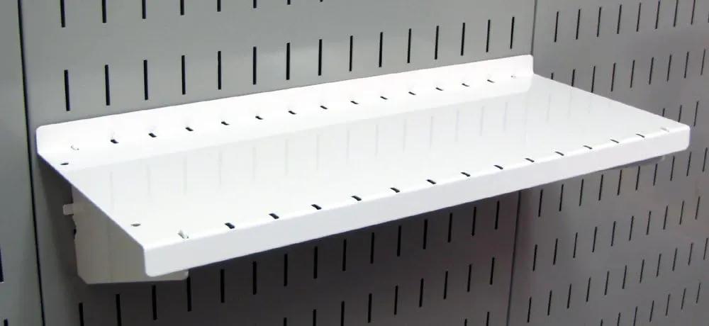 Wall Control Pegboard Organizer 4 ft. Metal Pegboard Standard Tool Storage Kit & Pegboard Shelf 6in Deep Pegboard Shelf Assembly for Pegboard and Slotted Tool Board – White by GreenHaven Gardens