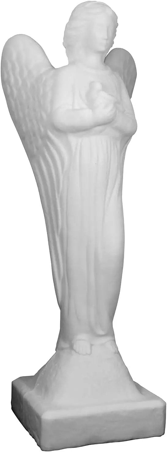 Emsco Group 2260-1W Morning Angel Garden Statue, White by GreenHaven Gardens