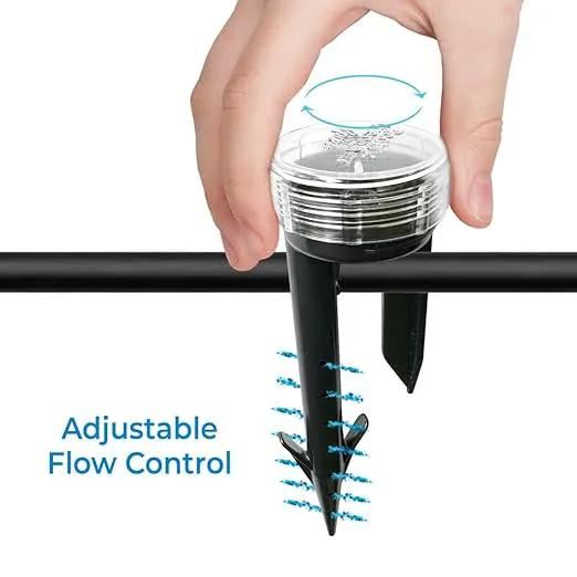 Spike 4-Pack - Deep Underground Dripper, Tree & Plant Root Watering Drip Irrigation & Fertilizer Stake (1/2" Female NPT Compatible with All Connectors, Water Hose, Drip & PVC)