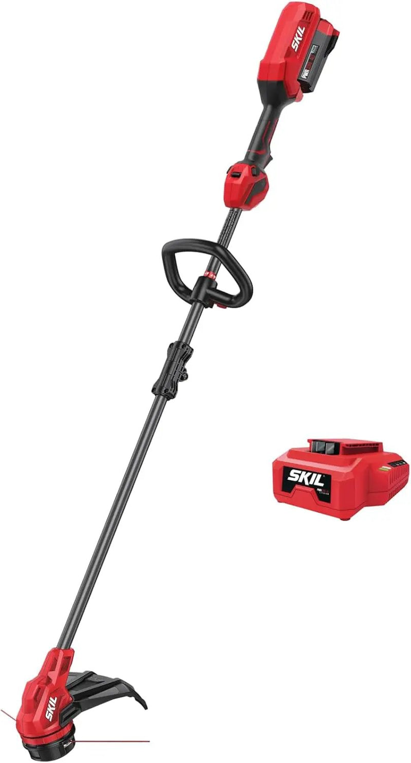 SKIL 40V 14 in.String Trimmer Kit with Twist Load Including 2.0Ah Battery and 60W Charger-LT1400C-11 by GreenHaven Gardens