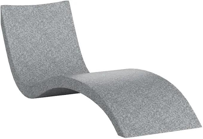 Ledge Lounger - Signature Chaise - Inside Pool & Sun Shelf Lounge Chair - Designed for Shallow Shelves Up to 9” - Compatible with All Pool Types - Poolside & Sun Deck Tanning - Set of 2 - Granite Grey by GreenHaven Gardens