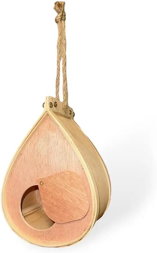 Pollinating Palace-Wooden Hanging Butterfly House, Natural Habitat to Attract Butterflies to Your Garden and Yard by GreenHaven Gardens