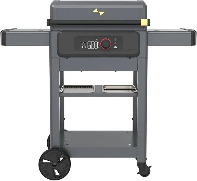 Current® Model G Griddle, Smart Electric Outdoor Flat Top BBQ Grill with 200°F to 600°F Range for Searing & Roasting, Digital Precision, Apartment-Friendly & Weather-Resistant by GreenHaven Gardens