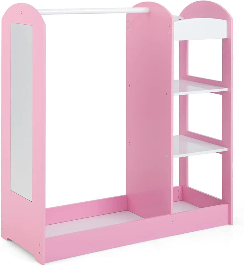 Kids Dress Up Storage with Mirror by DirectDeals