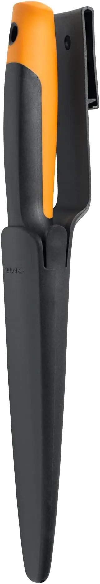Fiskars Hori Hori Garden Knife with Sheath, Multi-Purpose Heavy Duty Gardening Hand Tool for Weeding, Planting, Digging with Hanging Hole by GreenHaven Gardens