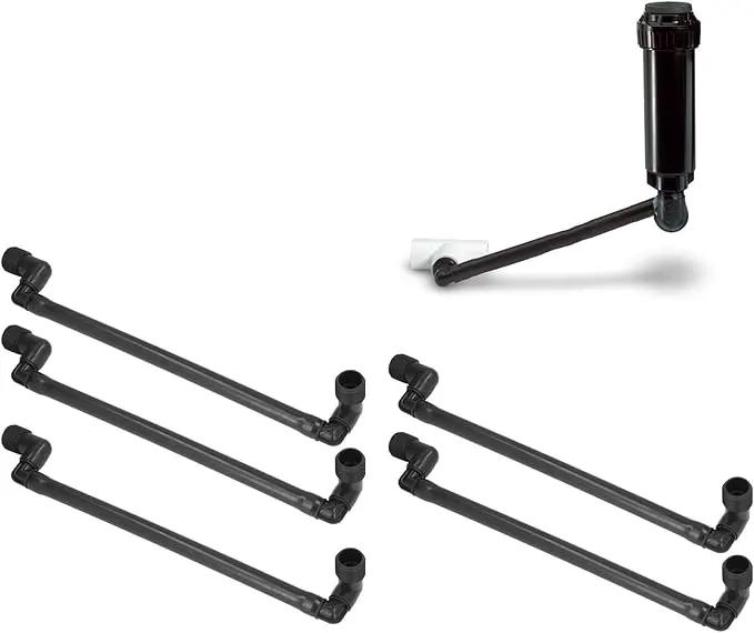 CHICIRIS 5PCS G3/4 External Thread Swing Joint Pipe, Rotatable Swing Joint Assembly Lawn Irrigation Tool, Adjust The Installation Height of The Sprinkler According to The Terrain by GreenHaven Gardens