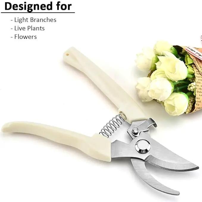 BUGUI Bypass Garden Pruning Shears - 2 Pack, Ultra Lightweight Hand Pruners Make Cut Smooth & Clean, Professional Gardening Scissors for Cutting Live Flowers, Plants, Light Branches by GreenHaven Gardens