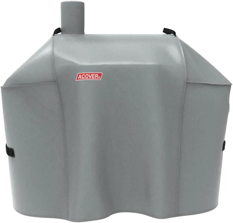 Expert Grill Offset Smoker Cover, Waterproof Grill Cover, 56.5 inch Light Gray by GreenHaven Gardens