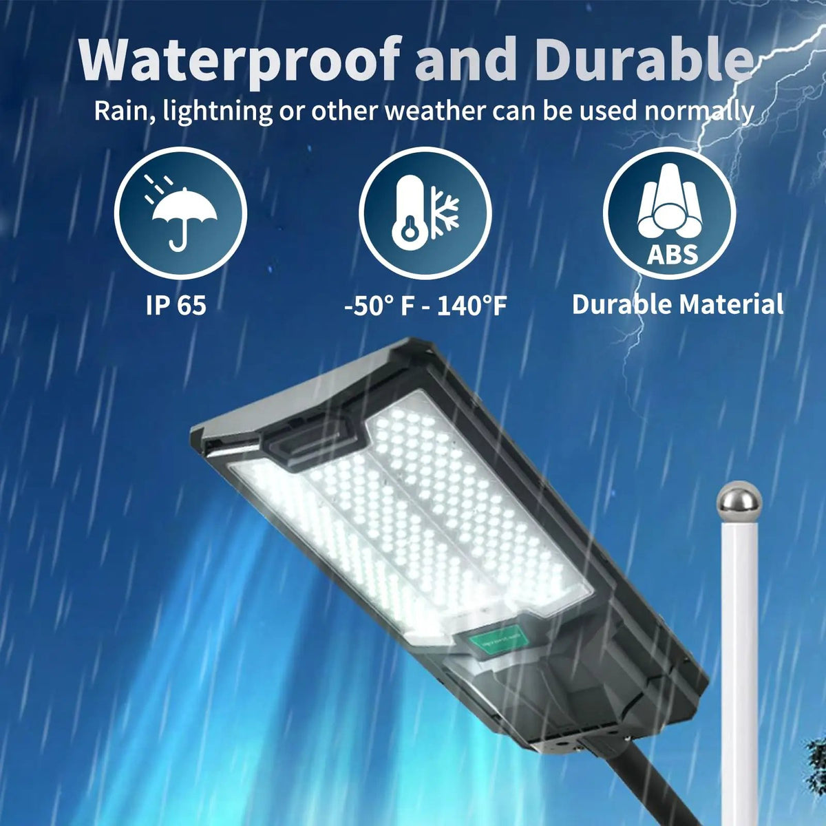 5200W Solar Street Lights Outdoor, Waterproof Commercial Dusk to Dawn, 200000LM Solar Flood Lights Outdoor Motion Sensor by Outdoor Solar Outlet