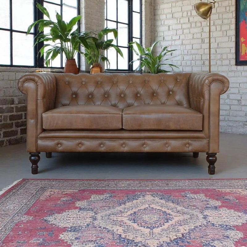 Buffalo - Chesterfield Sofa - Brown by HouseOfZazla