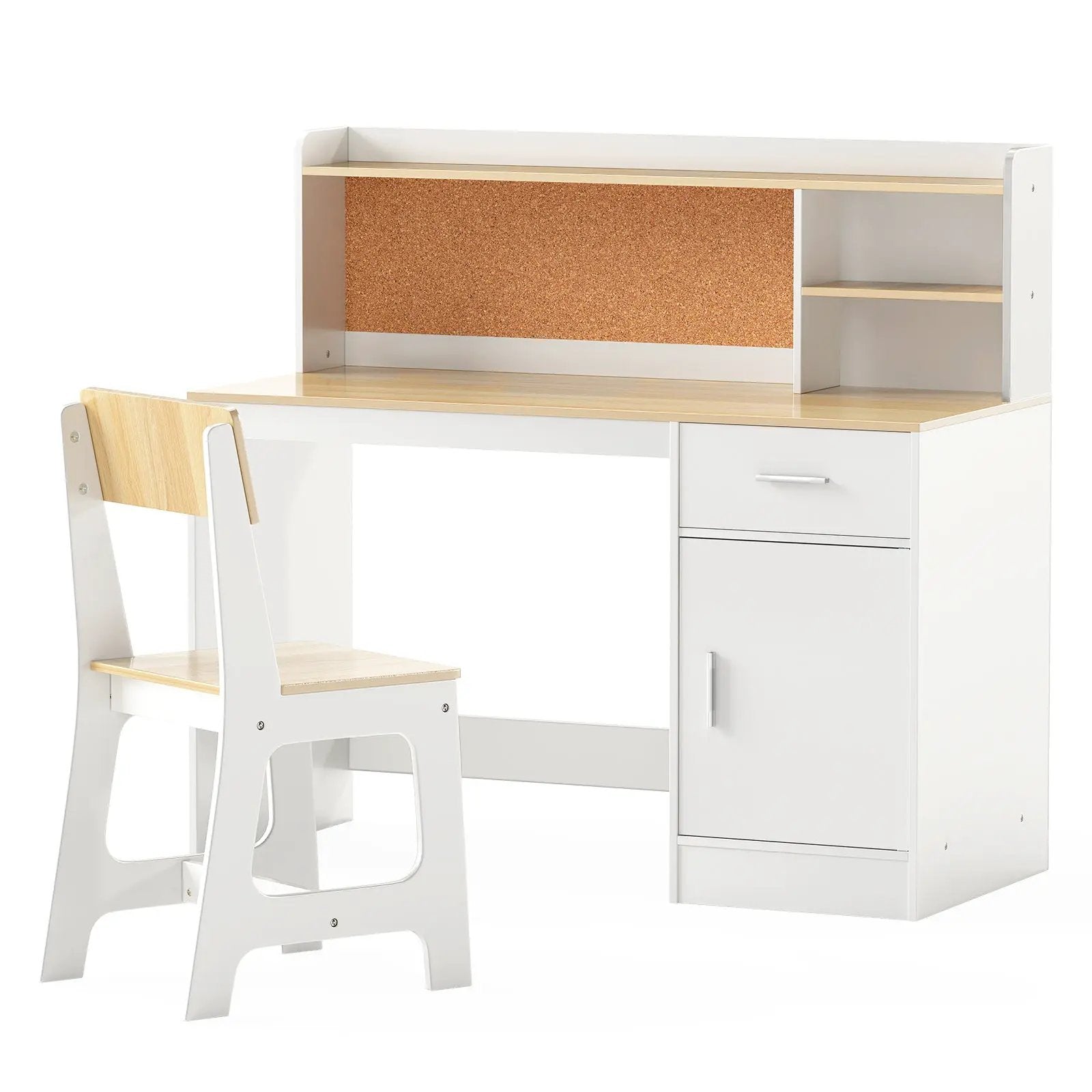 Kids Study Desk and Chair Set Student Table and Chair by DirectDeals