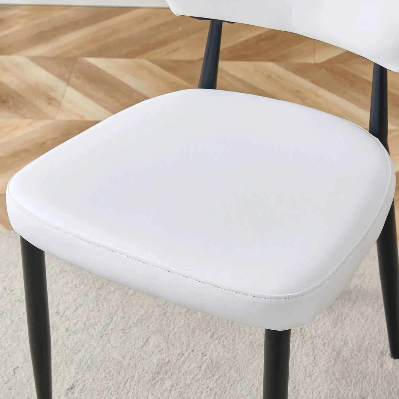 Minimalist Ergonomic Dining Chair With Curved Backres (Set of 4) by HouseOfZazla