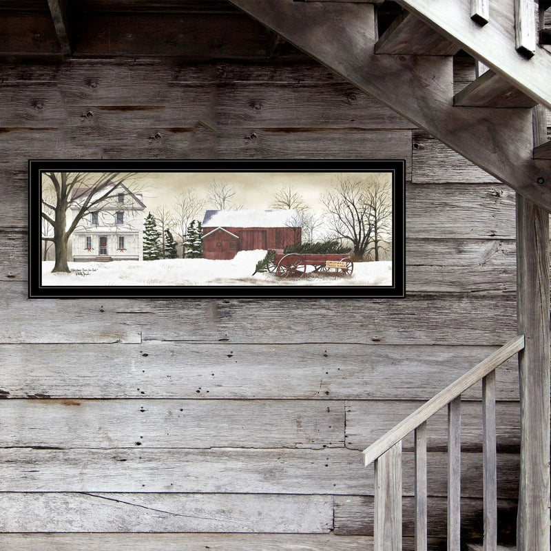 Trendy Decor 4U Christmas Trees for Sale Framed Wall Art by HouseOfZazla