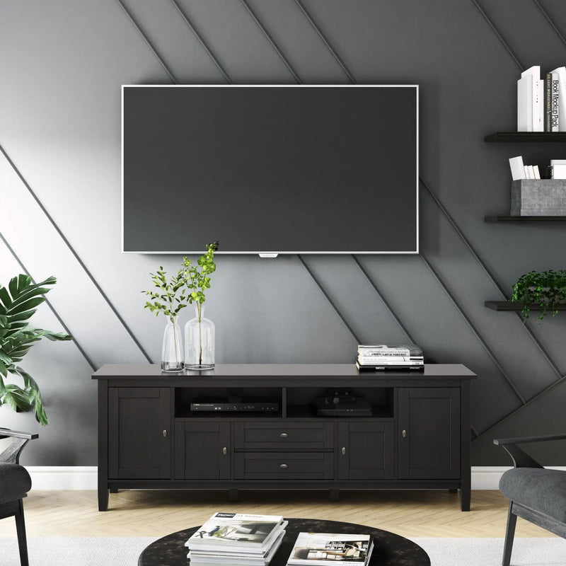 Warm Shaker - TV Media Stand - Hickory Brown by Unique Piece Furniture