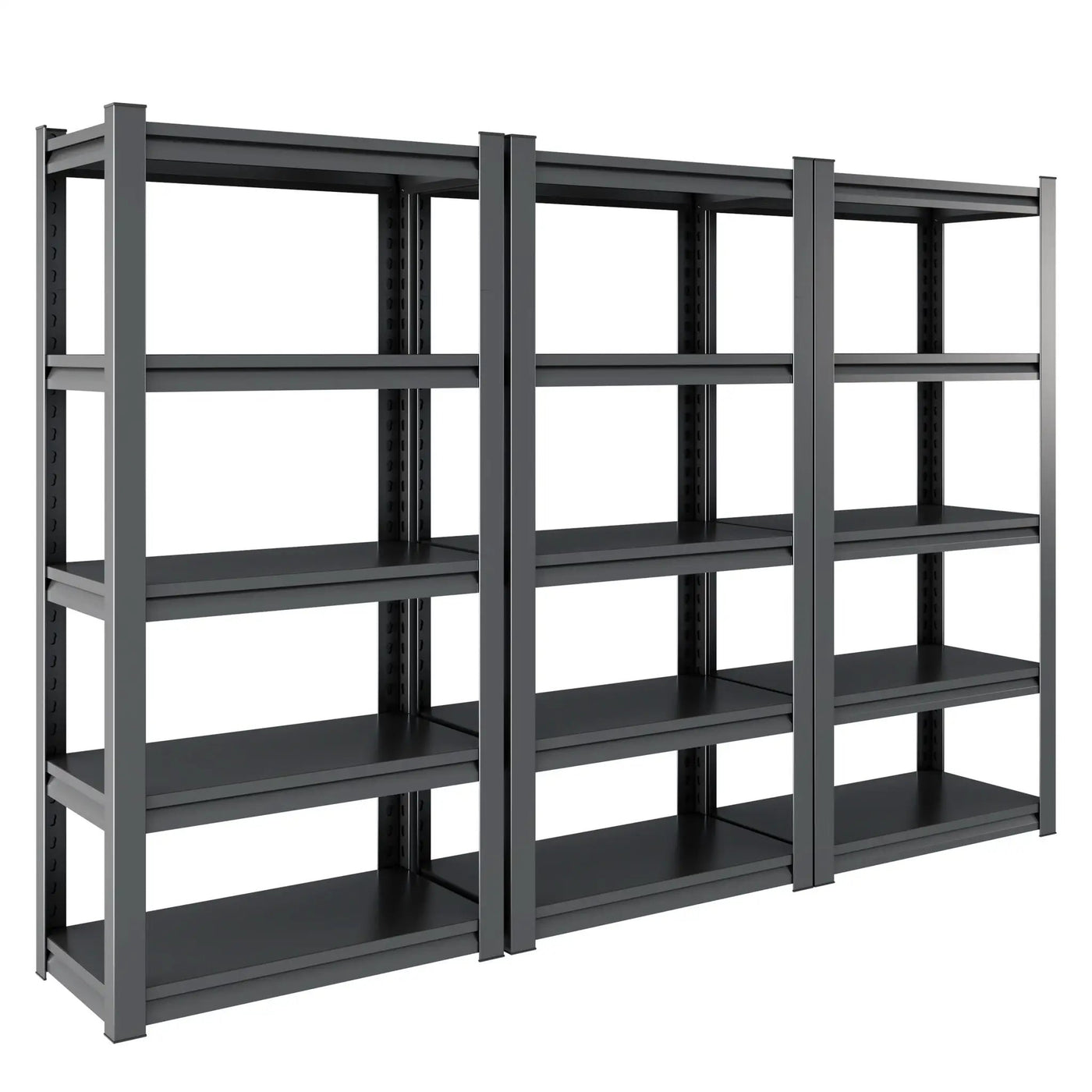 Industrial Heavy Duty Metal Garage Shelving Unit, Adjustable Storage Rack by HouseOfZazla
