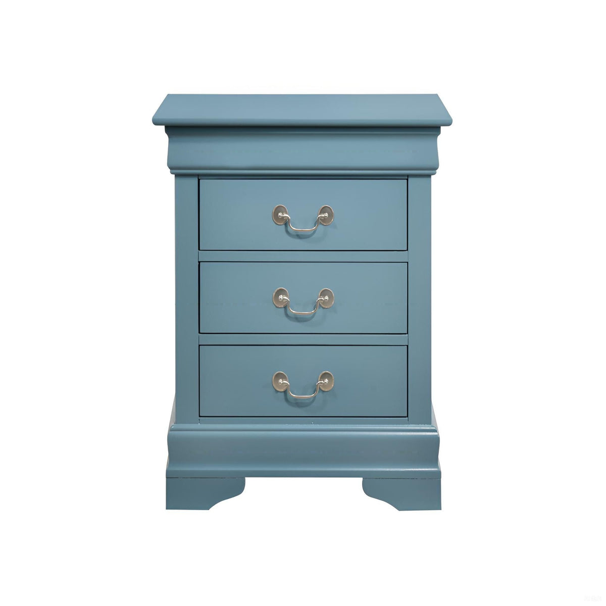 Louis Phillipe Wood Nightstand with Storage Drawers - Multiple Colors, photo 8 of 40
