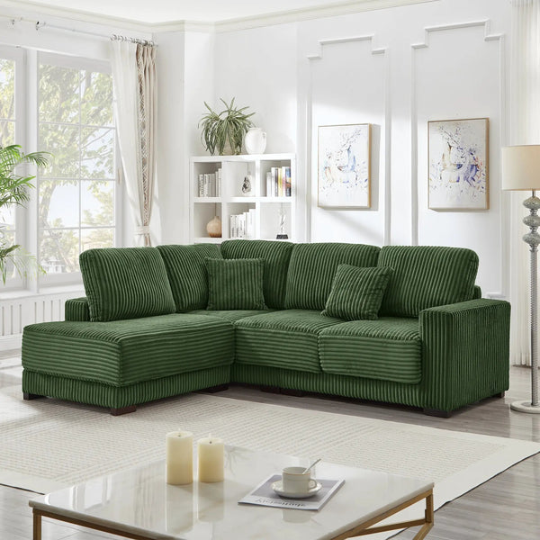93" Sectional Sofa, L Shaped Sofa Couch, photo 2 of 10