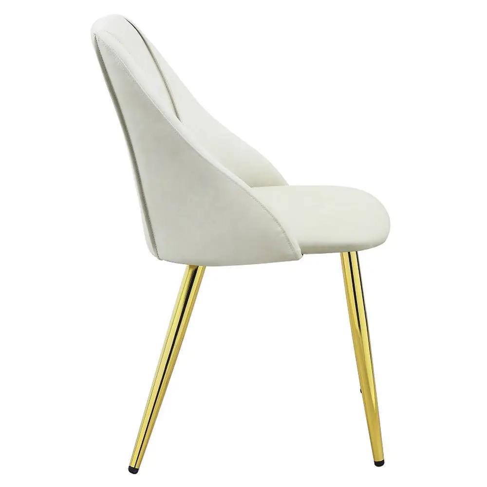 Gaines - Side Chair (Set of 2) - White Synthetic Leather by Unique Piece Furniture