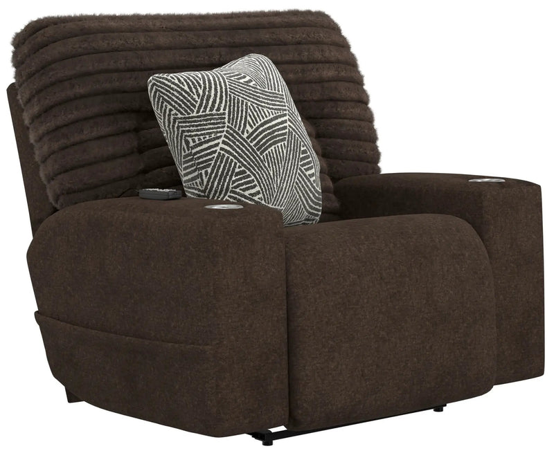 Zen - Power Recliner With CR3 Heat / Massage / Zero Gravity - Chocolate by Unique Piece Furniture