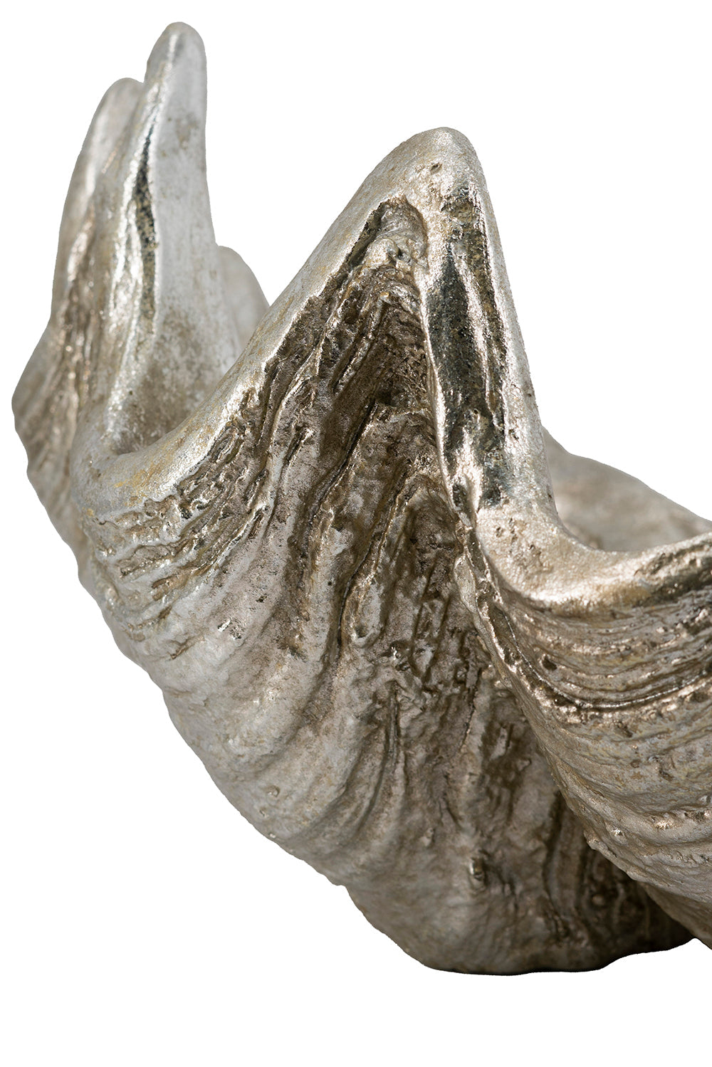 Silver Decorative Shell Bowl with Coastal Shell Design - Silver, photo 6 of 10