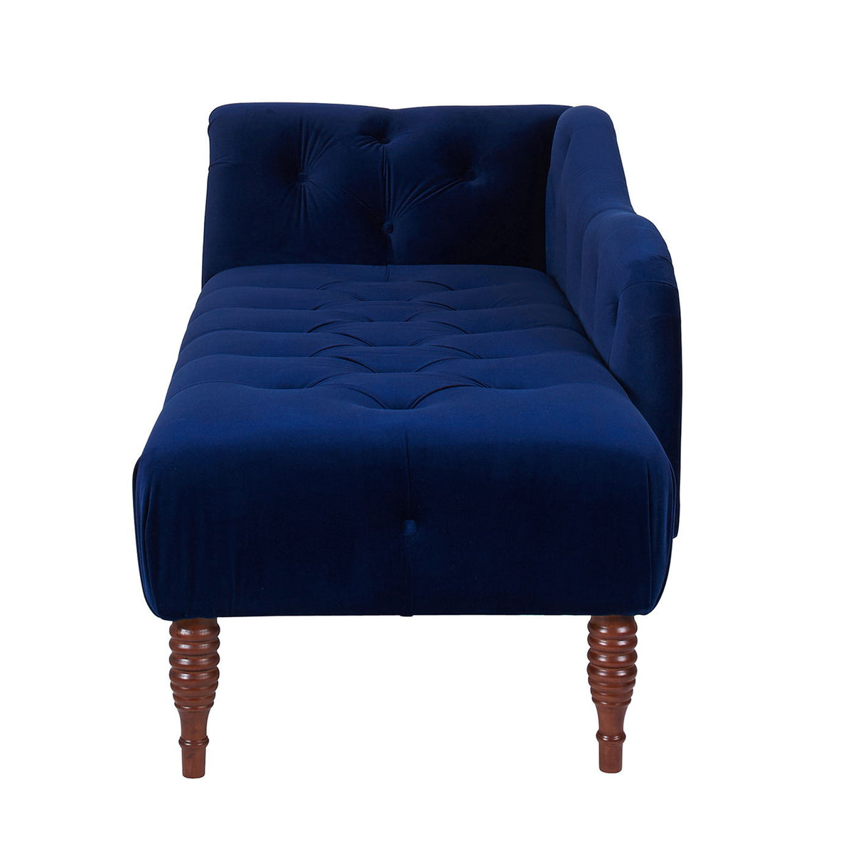 Tufted Roll Arm Chaise Lounge with Premium Foam - Dark Red, Dark Green, Blue, Pink, photo 20 of 39