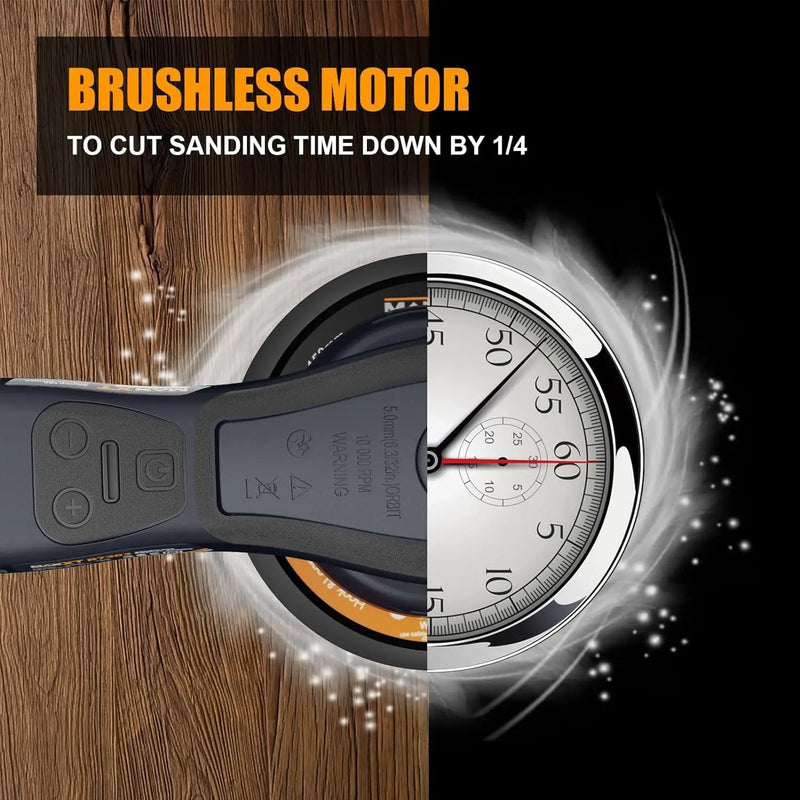 Electric 5mm Random Orbital Sander Brushless 350W 3A by HouseOfZazla
