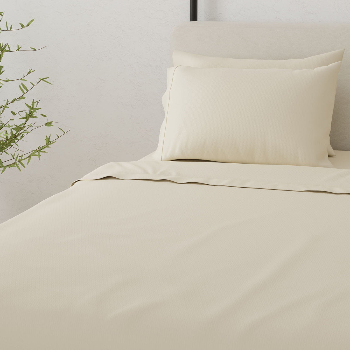 Brushed Hypoallergenic Sheet Set with Soft Microfiber - White, Beige, Light Brown, Gray, photo 12 of 20
