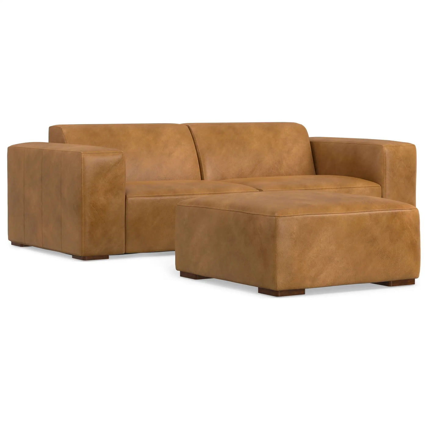 Rex - Handcrafted Sectional Sofa And Ottoman by Unique Piece Furniture