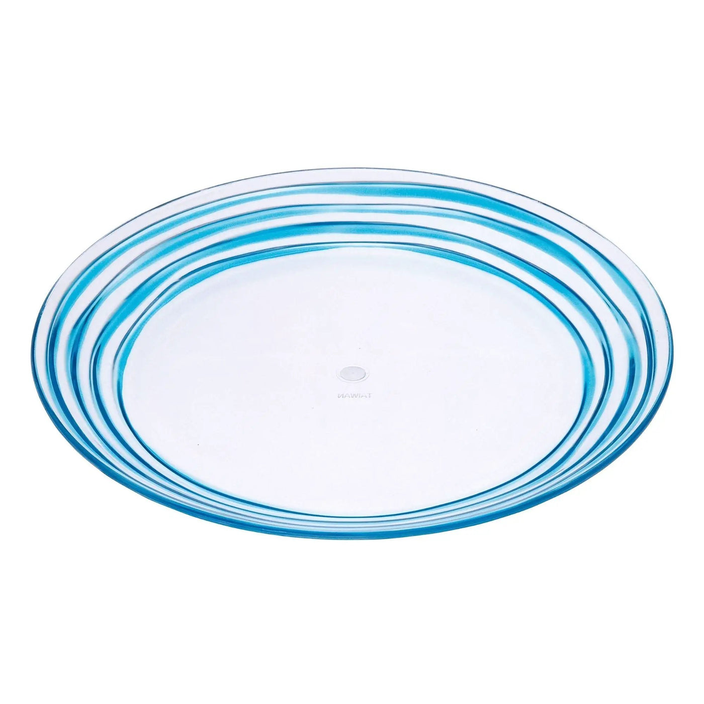 Designer Swirl Acrylic Dinner Plates (Set of 4) by HouseOfZazla
