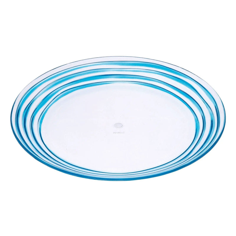 Designer Swirl Acrylic Dinner Plates (Set of 4) by HouseOfZazla