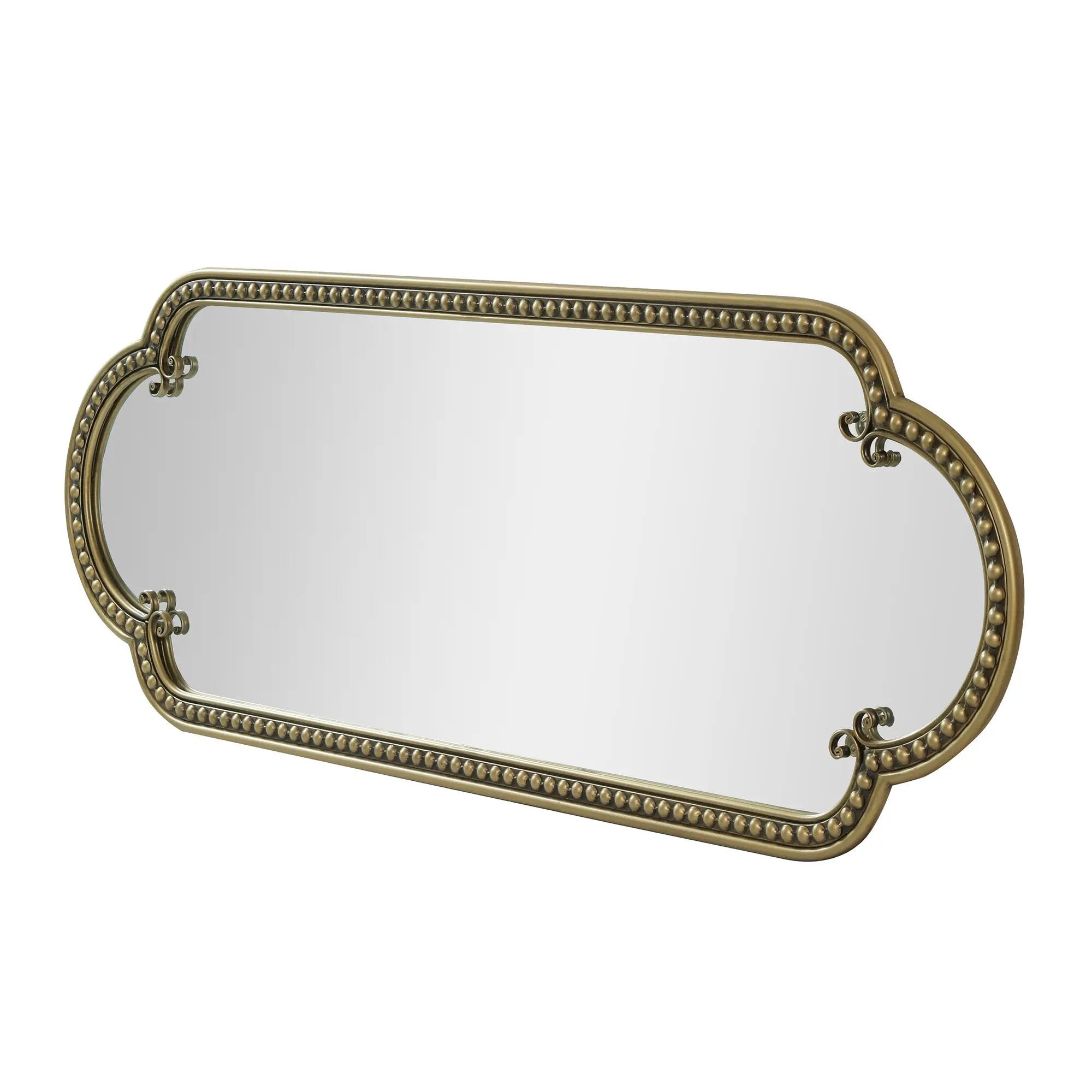 Scalloped Oval Wall Mirror, Vintage by HouseOfZazla