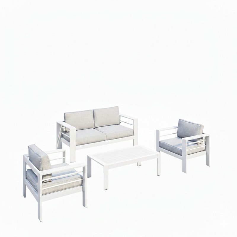 Outdoor Patio Set With All-Weather Thick Cushions by HouseOfZazla