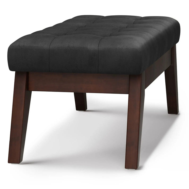 Draper - Upholstered Mid Century Tufted Ottoman Bench by Unique Piece Furniture