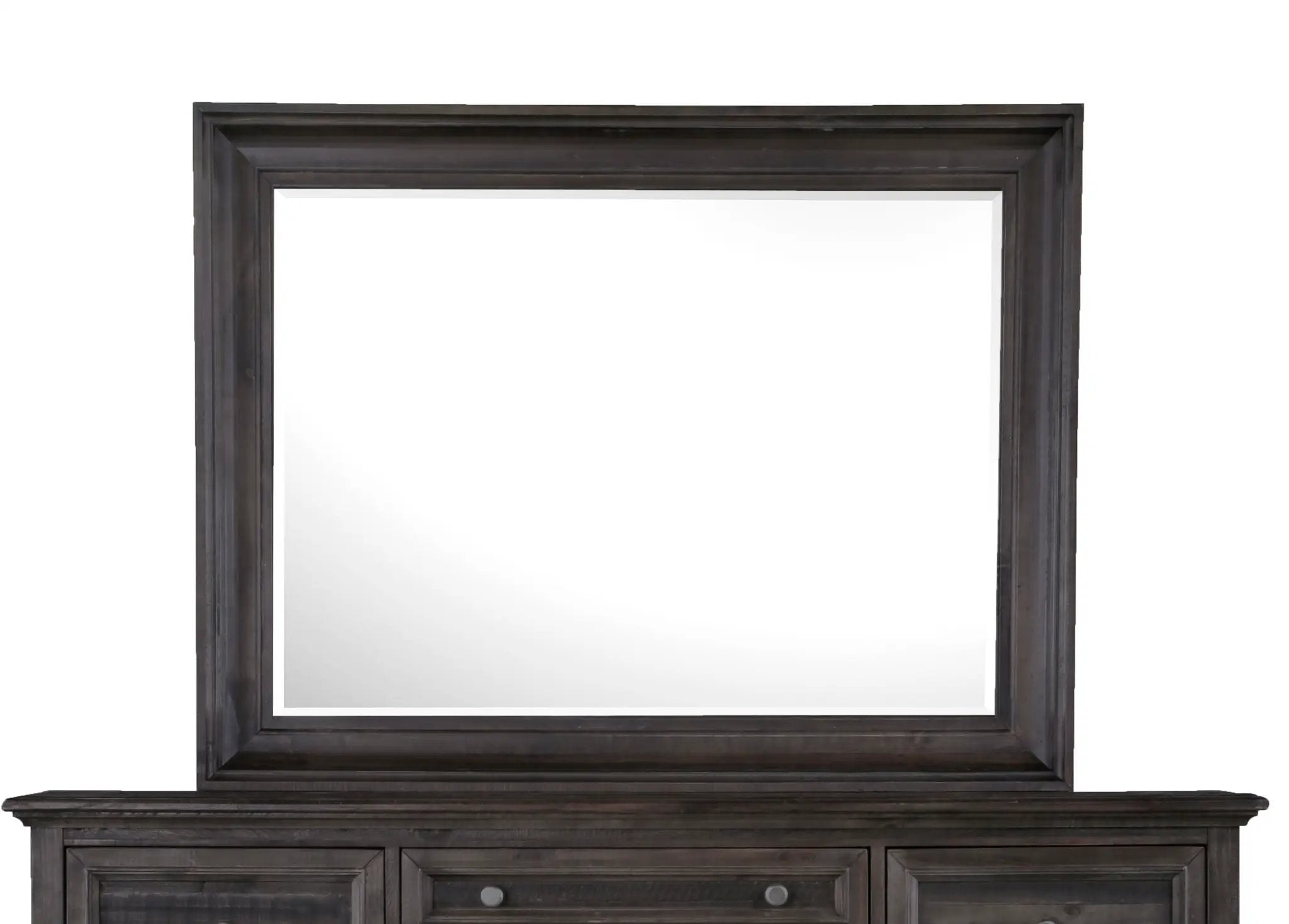 Calistoga - Mirror In Weathered Charcoal - Weathered Charcoal by Unique Piece Furniture