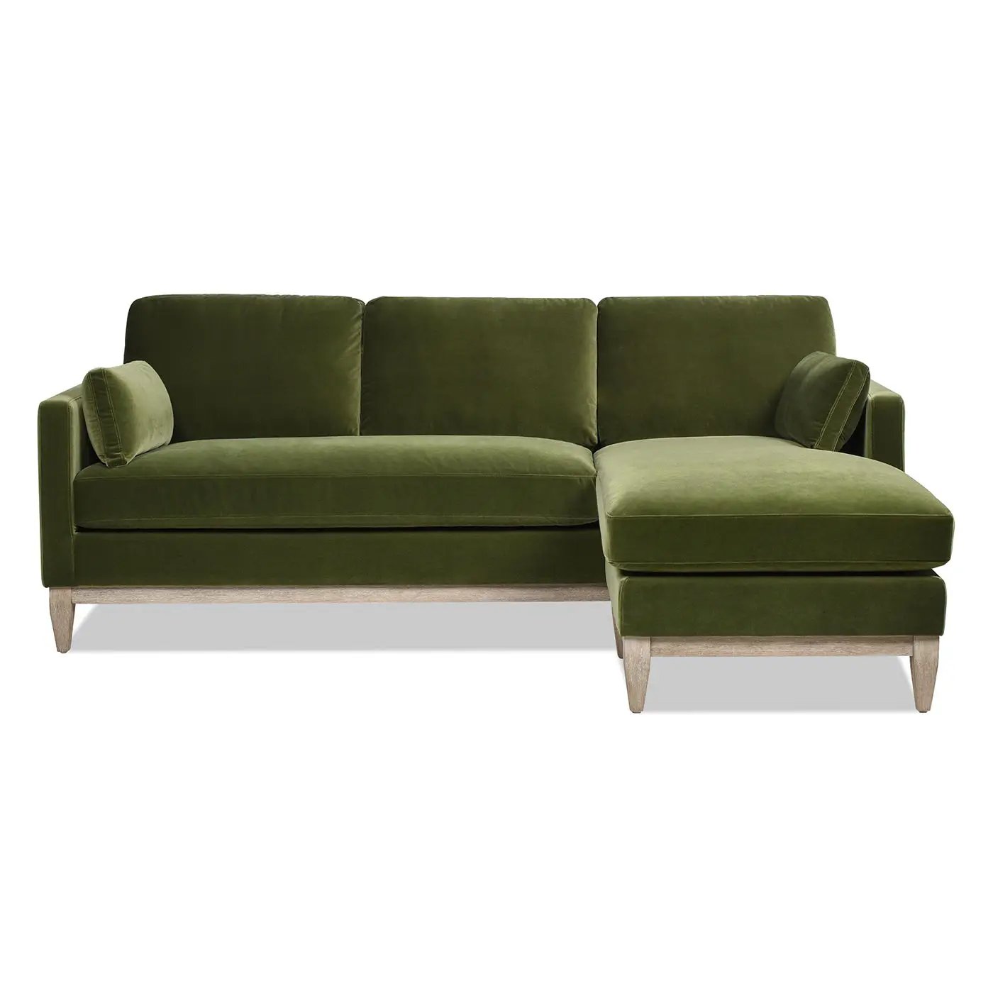 Knox - Modern Farmhouse Reversible Chaise Sectional Sofa by HouseOfZazla